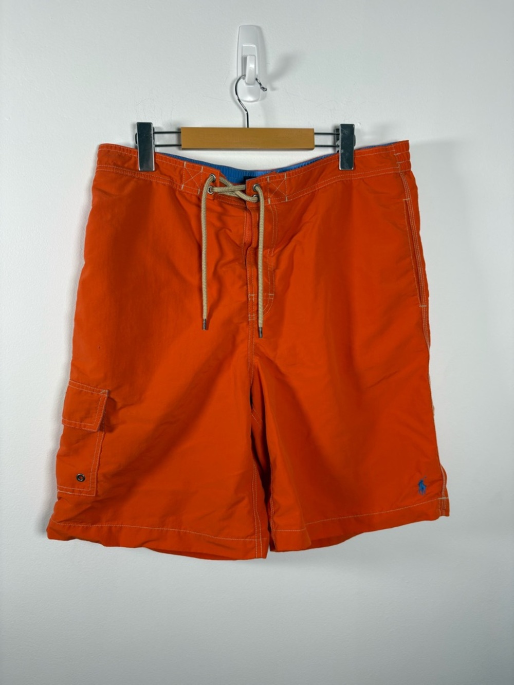 Vintage Polo Ralph Lauren Orange Swim Trunks